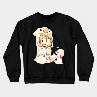 Lucy in Plue onesie sticker Crewneck Sweatshirt